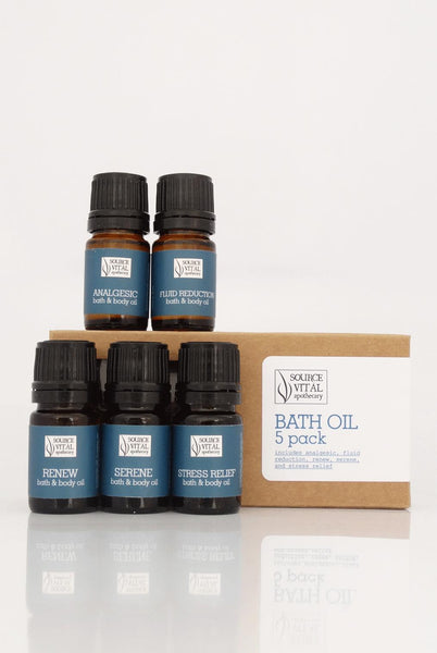 Bath Oil 5 Pack - Sanctuary Spa Houston
