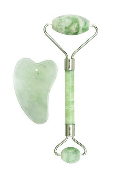 Jade DUO: Facial Roller & Gua Sha - Sanctuary Spa Houston