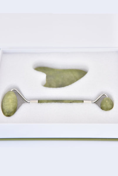Jade DUO: Facial Roller & Gua Sha - Sanctuary Spa Houston
