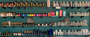 Sanctuary Spa Product Wall