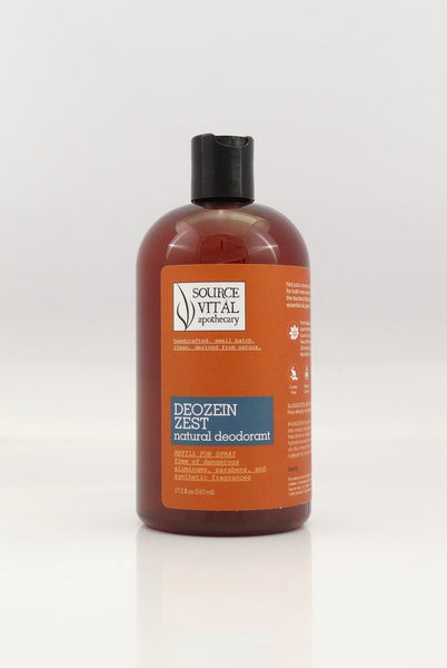 Deozein® Zest Natural Deodorant - Sanctuary Spa Houston