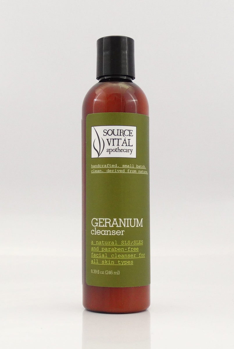 Geranium Cleanser, A Natural Face Wash for All Skin Types – Sanctuary ...